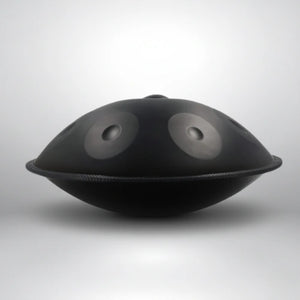 Handpan Noir 9 Notes - Gamme Ré Mineur Kurd (440 Hz)