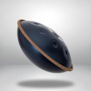 Handpan Bleu Marine 9 Notes - Gamme Ré Mineur Kurd (440 Hz)