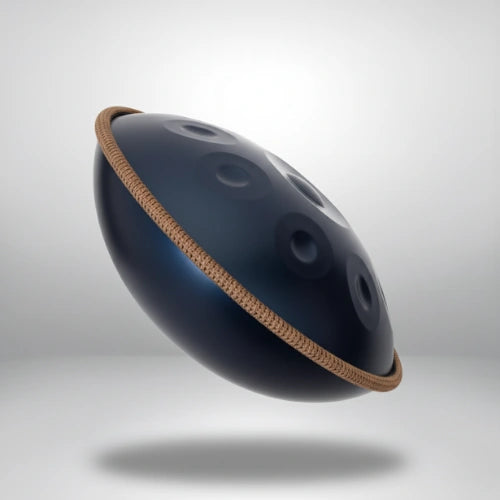 Handpan Bleu Marine 9 Notes - Gamme Ré Mineur Kurd (440 Hz)