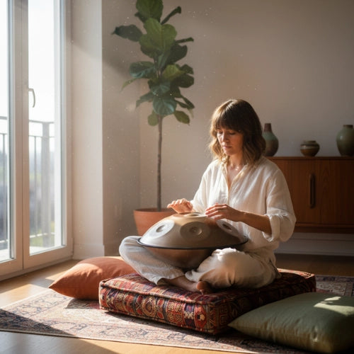 Handpan Bronze 6 Notes (440 Hz) + Housse Transportable