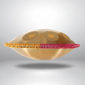 Handpan Or 10 Notes - Gamme Ré Mineur Kurd (440 Hz)