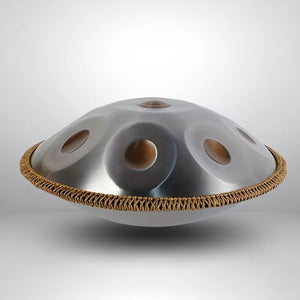 Handpan Argent 9 Notes - Gamme Ré Mineur Kurd (440 Hz)