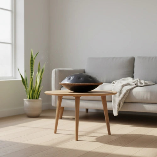 Handpan Bleu Marine 9 Notes - Gamme Ré Mineur Kurd (440 Hz)