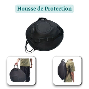 Handpan Bronze 6 Notes (440 Hz) + Housse Transportable