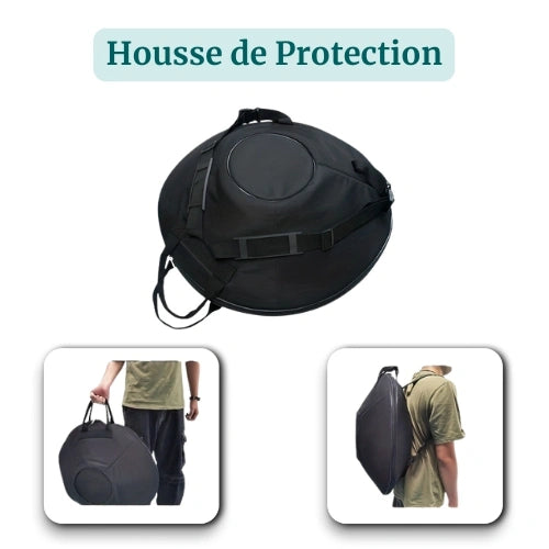 Handpan Bronze 6 Notes (440 Hz) + Housse Transportable